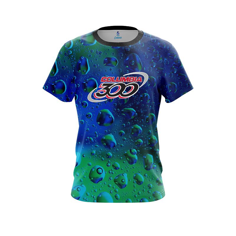 Columbia 300 Rain Drop CoolWick Bowling Jersey