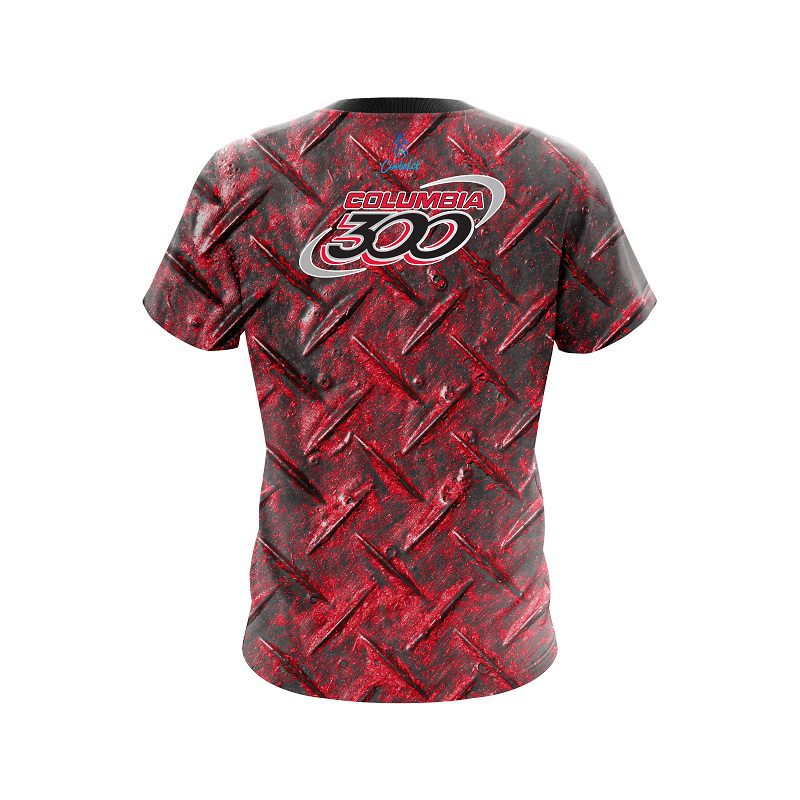 Columbia 300 Steel Red CoolWick Bowling Jersey - Image 2