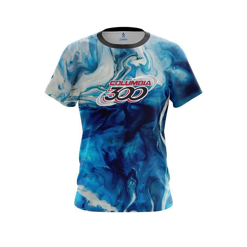 Columbia 300 Sea Splash CoolWick Bowling Jersey