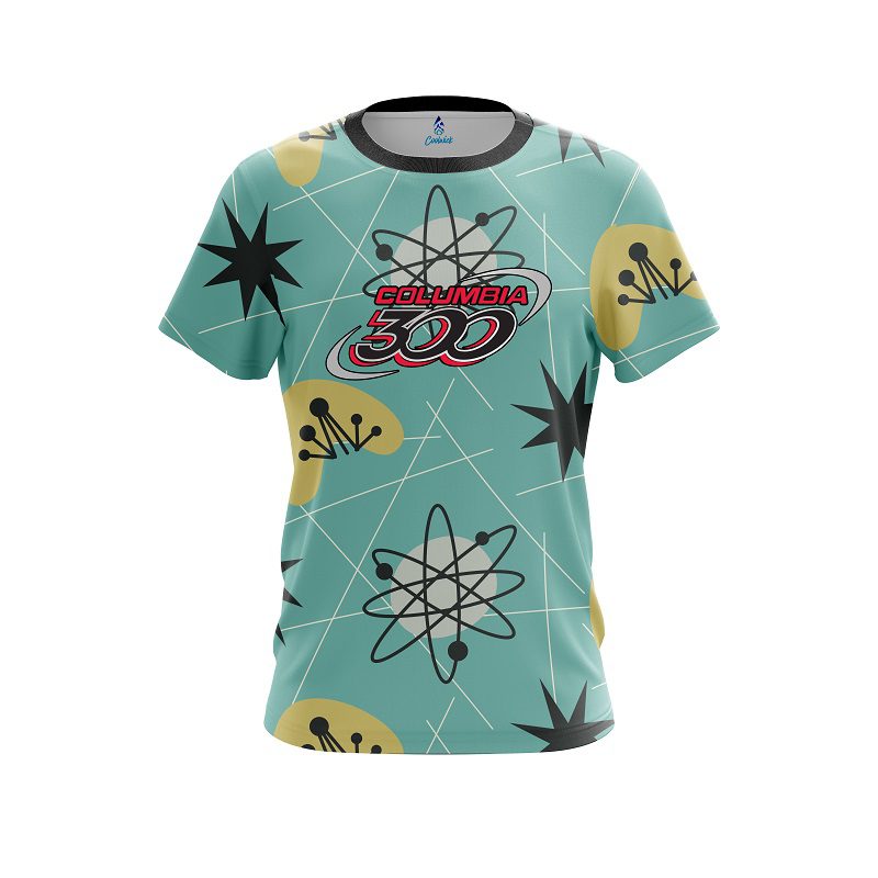 Columbia 300 Throwback Vintage  CoolWick Bowling Jersey
