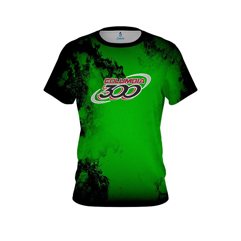 Columbia 300 Toxic Rugged Smoke CoolWick Bowling Jersey