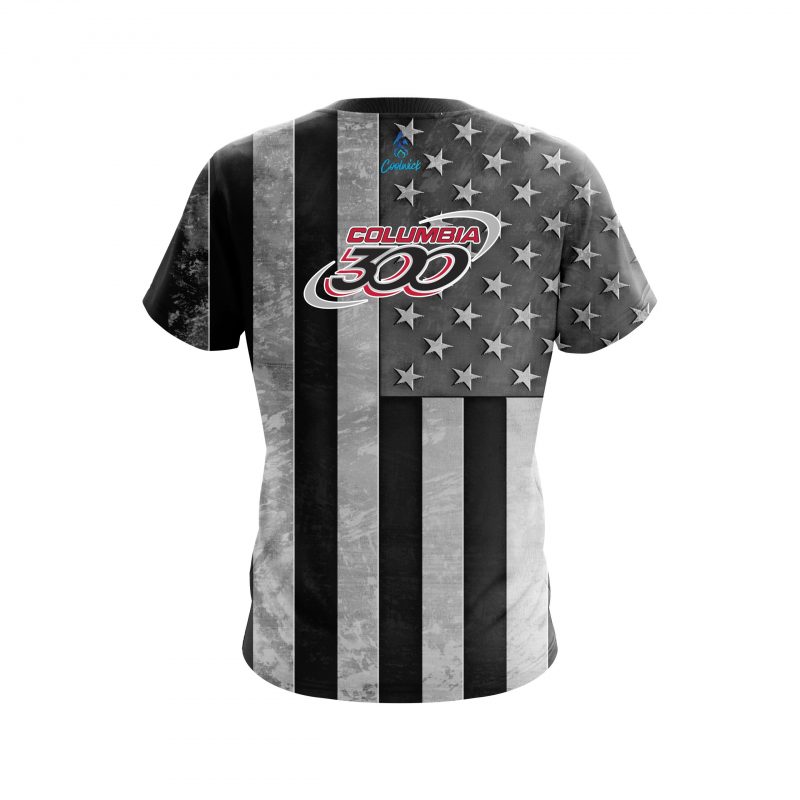 Columbia 300 USA Steel Flag CoolWick Bowling Jersey - Image 2