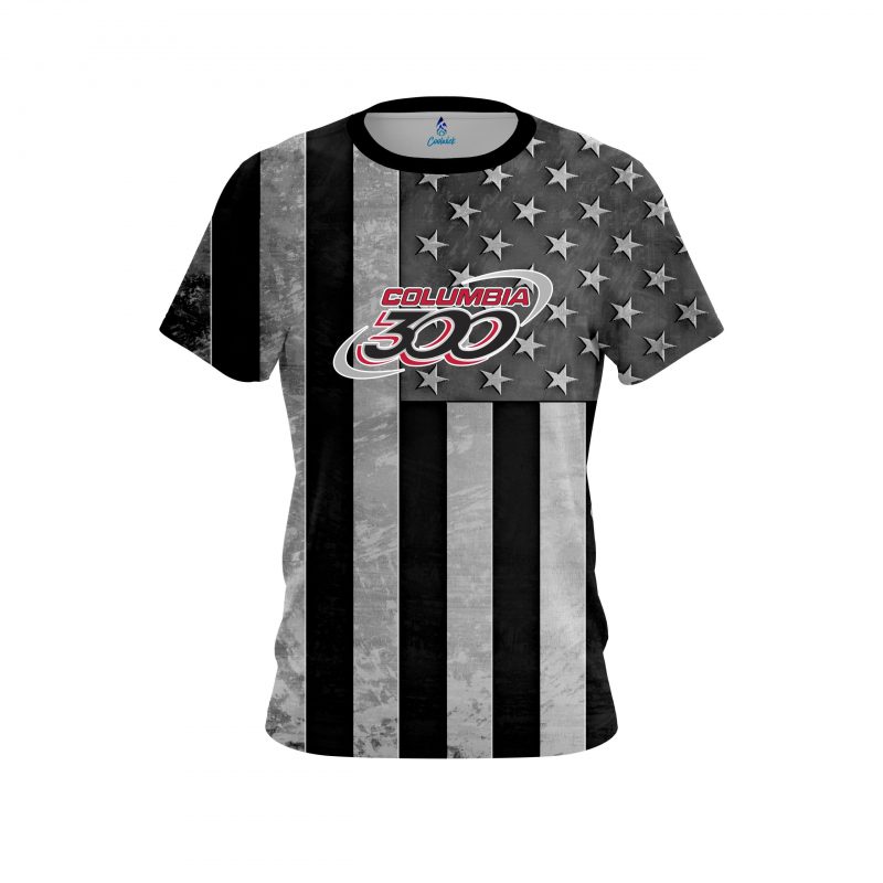 Columbia 300 USA Steel Flag CoolWick Bowling Jersey