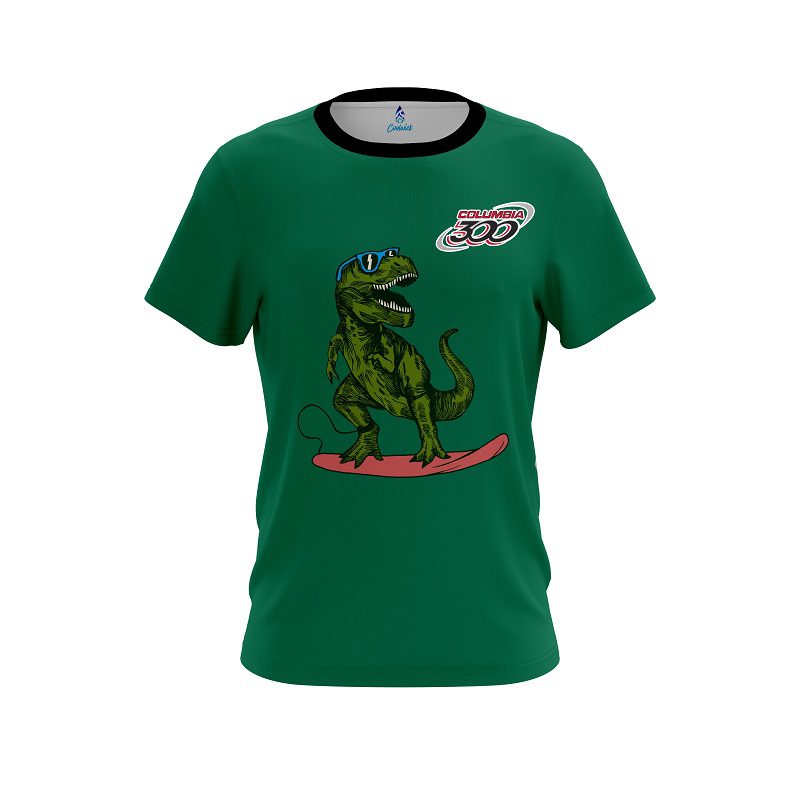 Columbia 300 Wild Rex Surf CoolWick Bowling Jersey