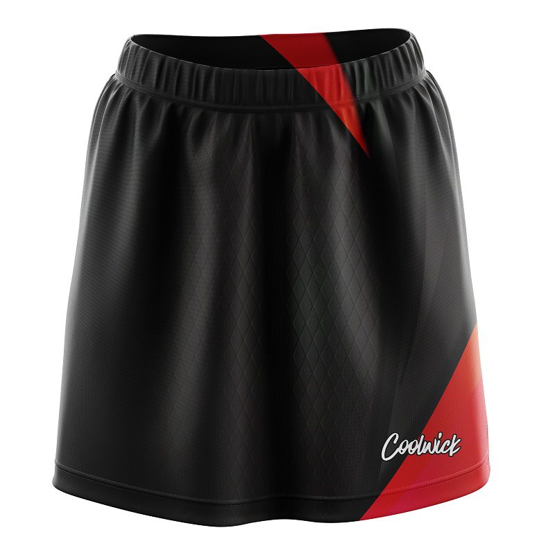 Carbon Red CoolWick Bowling Skort