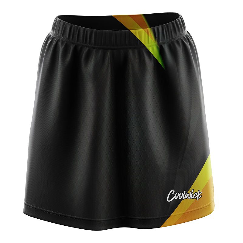Carbon Yellow CoolWick Bowling Skort