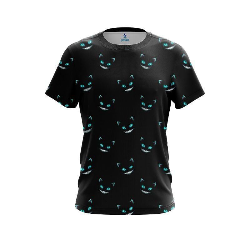 Plain Cheshire Midnight Cat CoolWick Bowling Jersey
