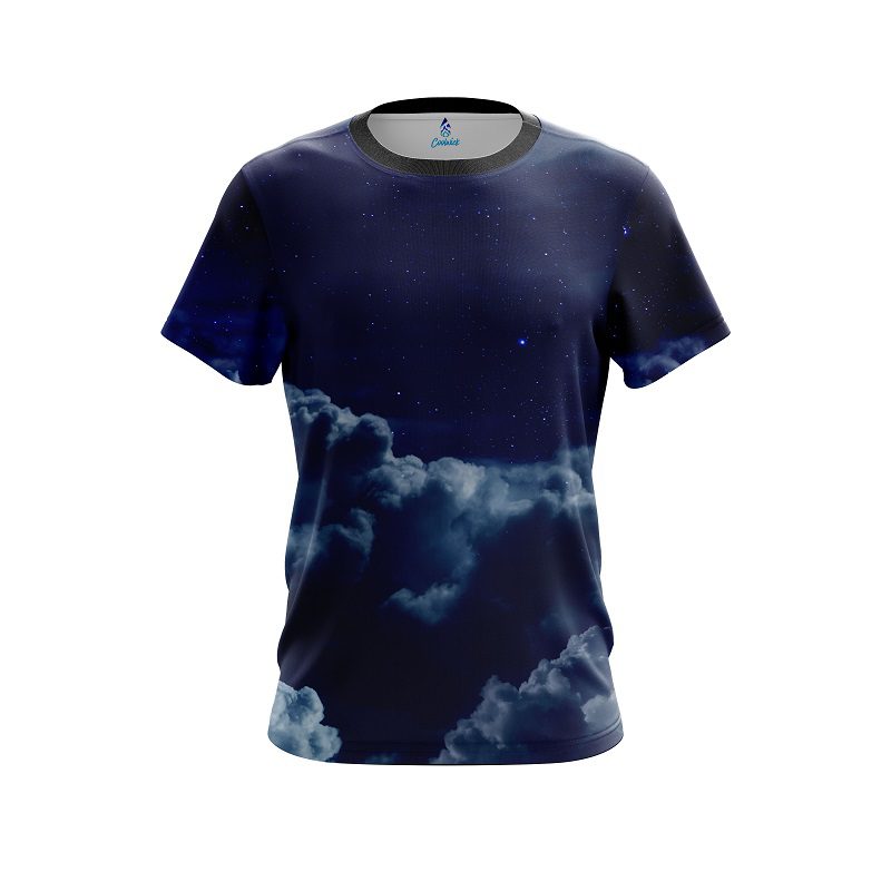 Plain Cloudy Night CoolWick Bowling Jersey
