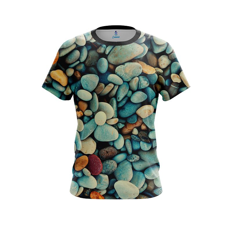 Plain Color Pebbles CoolWick Bowling Jersey