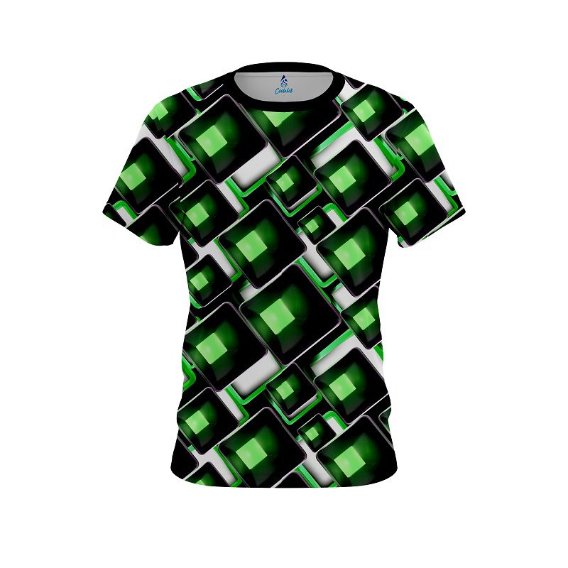 Plain Conception Green CoolWick Bowling Jersey