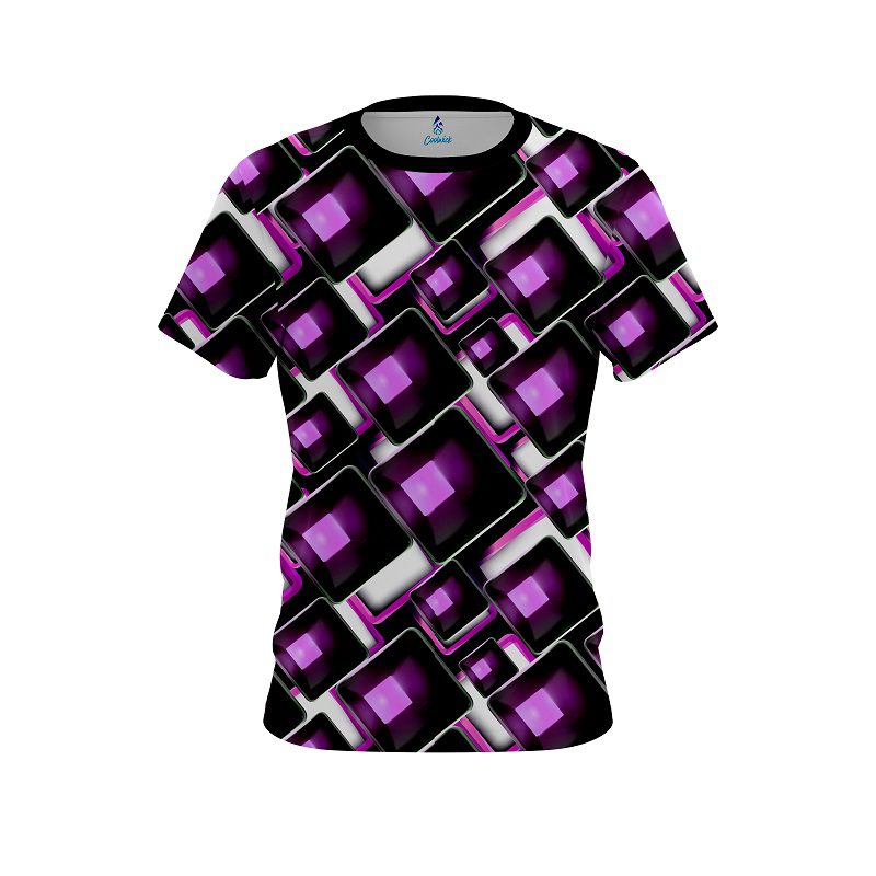 Plain Conception Purple CoolWick Bowling Jersey