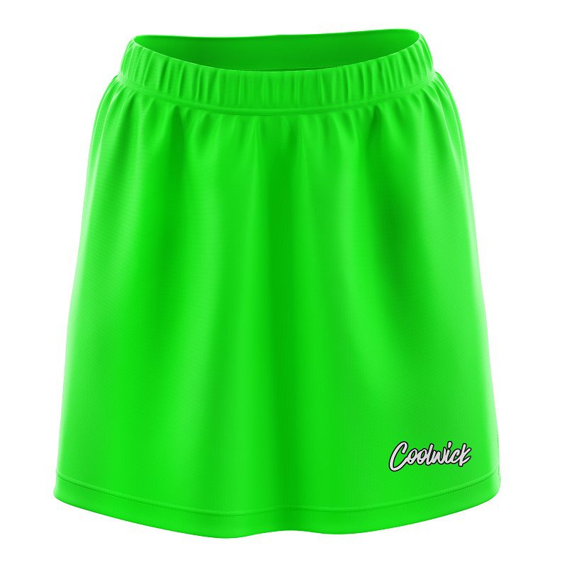 Plain Green CoolWick Bowling Skort