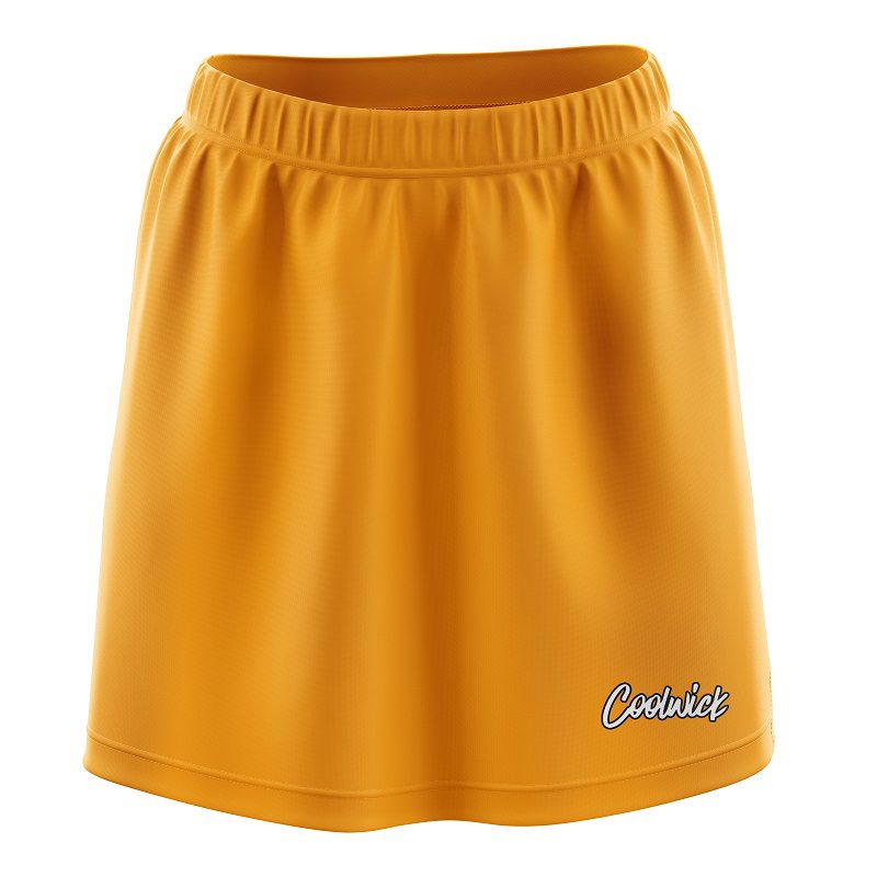 Plain Orange CoolWick Bowling Skort