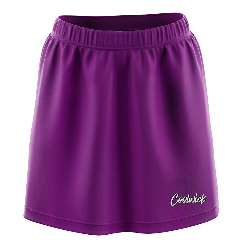 Plain Purple CoolWick Bowling Skort