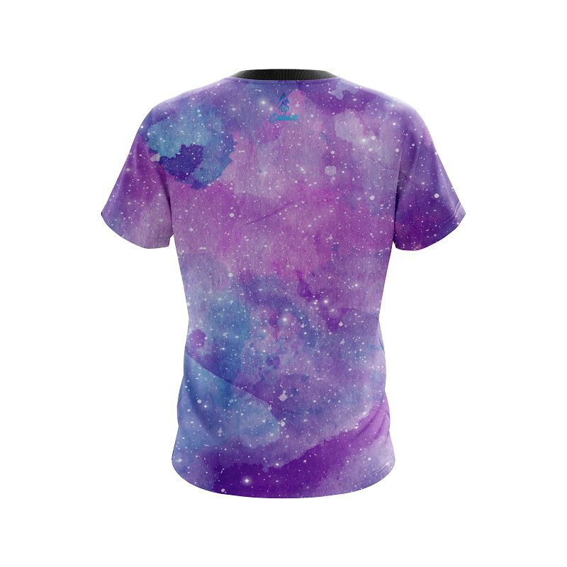 Plain Cosmic Galaxy CoolWick Bowling Jersey - Image 2
