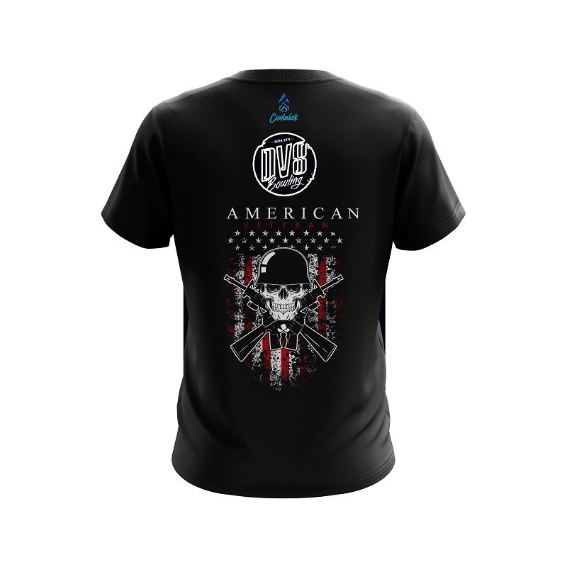 DV8 American Veteran CoolWick Bowling Jersey - Image 2