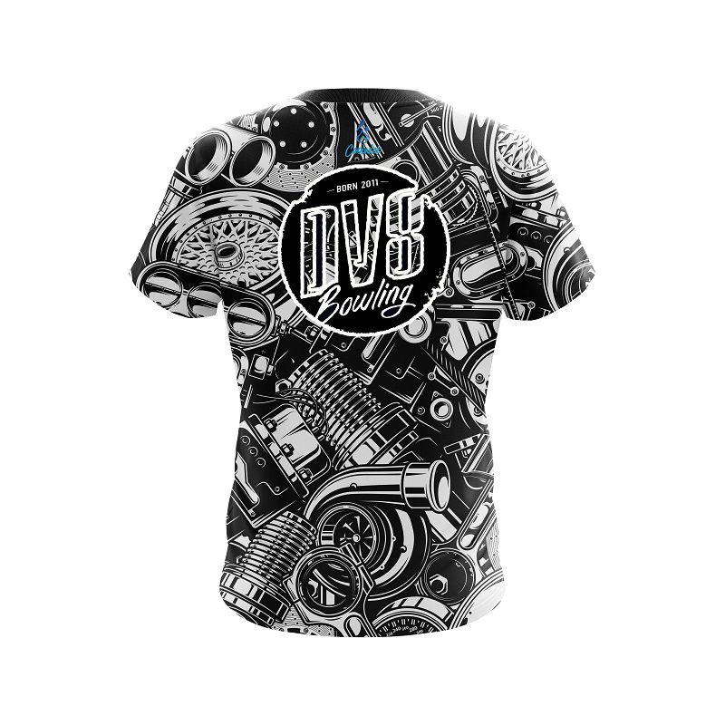 DV8 Auto Parts Explosion CoolWick Bowling Jersey - Image 2