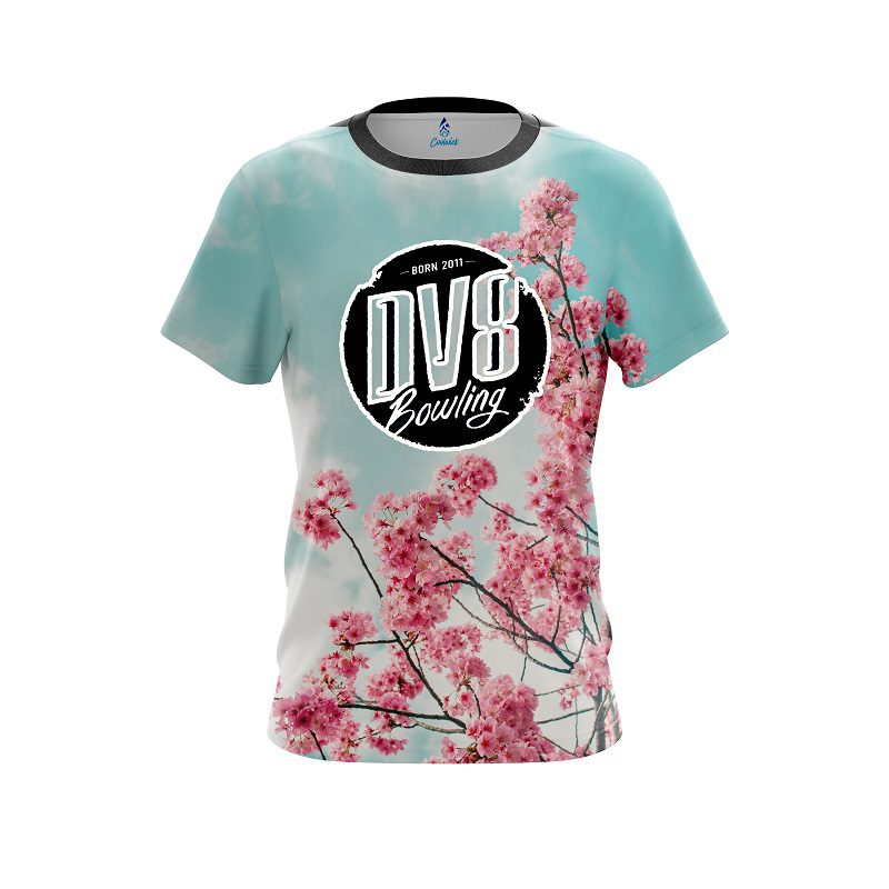 DV8 Cherry Blossom CoolWick Bowling Jersey BowlersMart