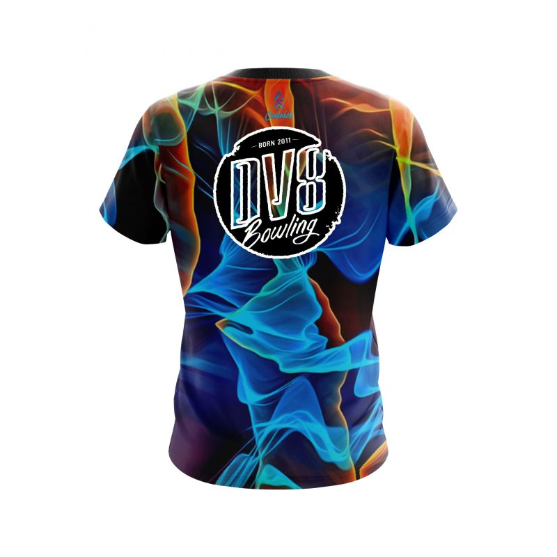 DV8 Cloudy Smoke CoolWick Bowling Jersey - Image 2
