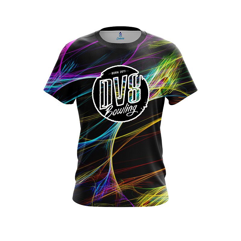DV8 Colorful Energy Motion CoolWick Bowling Jersey