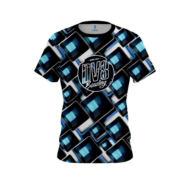 DV8 Conception Blue CoolWick Bowling Jersey