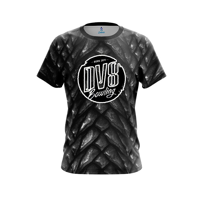 DV8 Black Dragon Scales CoolWick Bowling Jersey