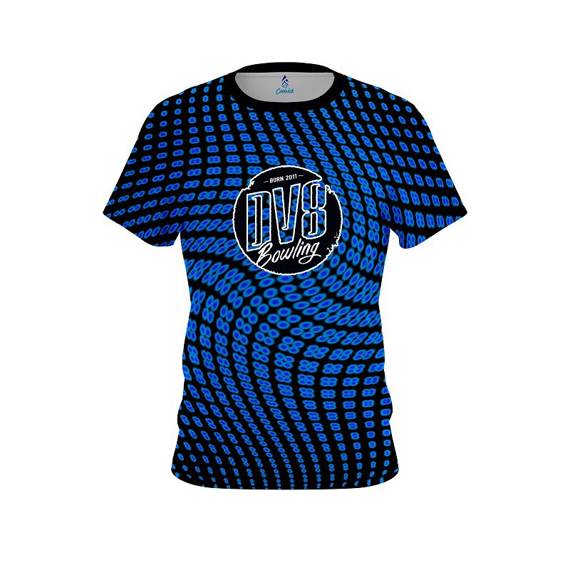 DV8 Dyanamic Flux Blue CoolWick Bowling Jersey