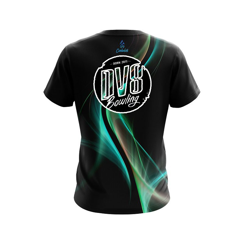 DV8 Glowing Wave CoolWick Bowling Jersey - Image 2