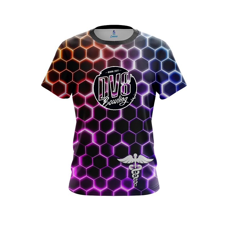 DV8 Medical Snake Hex CoolWick Bowling Jersey