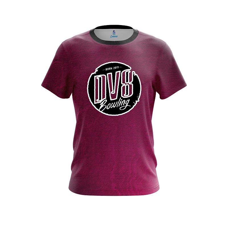 DV8 Pink Grunge Canvas CoolWick Bowling Jersey