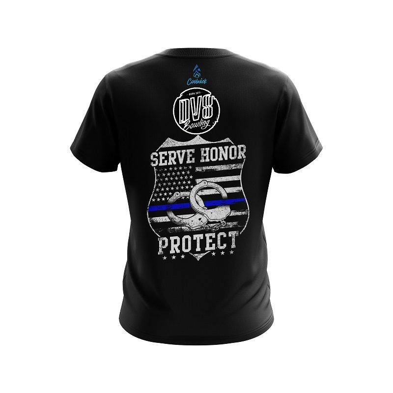 DV8 Police Protect CoolWick Bowling Jersey - Image 2