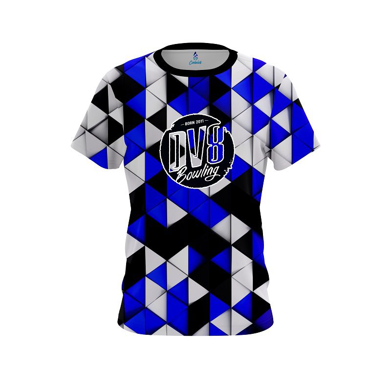 DV8 Prism Blue CoolWick Bowling Jersey