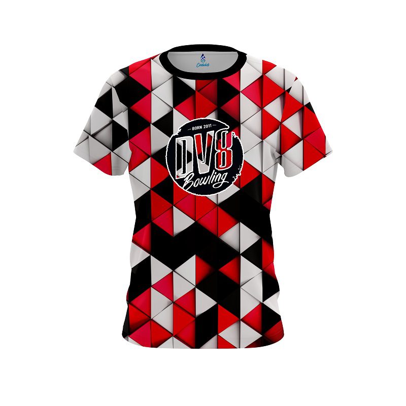 DV8 Prism Red CoolWick Bowling Jersey