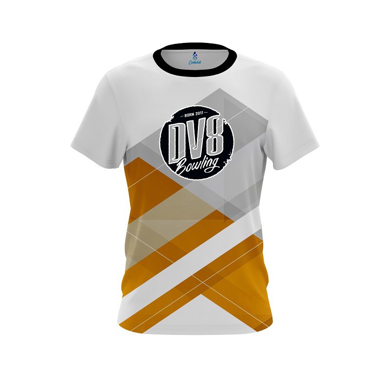 DV8 Racing Orange CoolWick Bowling Jersey