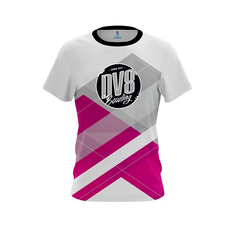 DV8 Racing Pink CoolWick Bowling Jersey