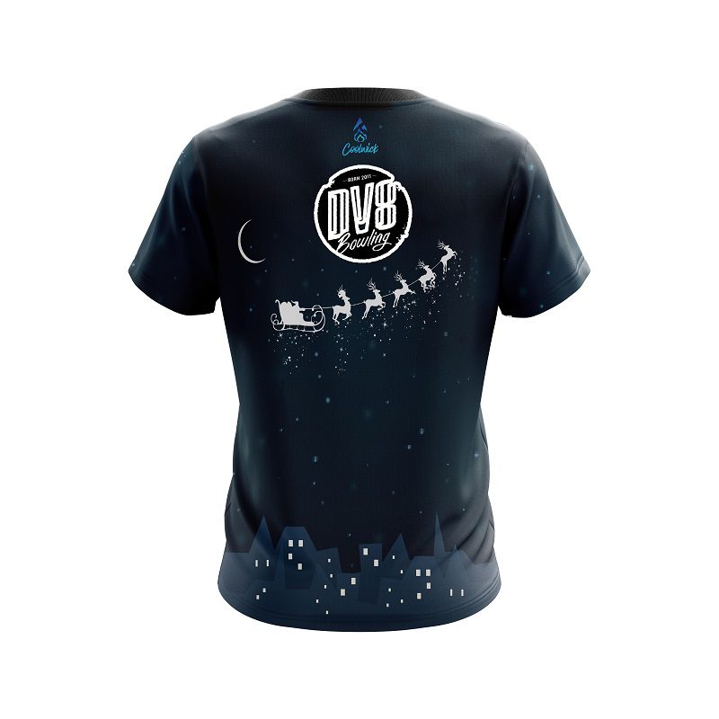 DV8 Santa Express CoolWick Bowling Jersey - Image 2