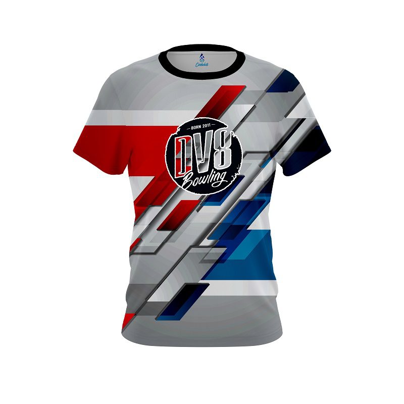 DV8 Silver Swift CoolWick Bowling Jersey