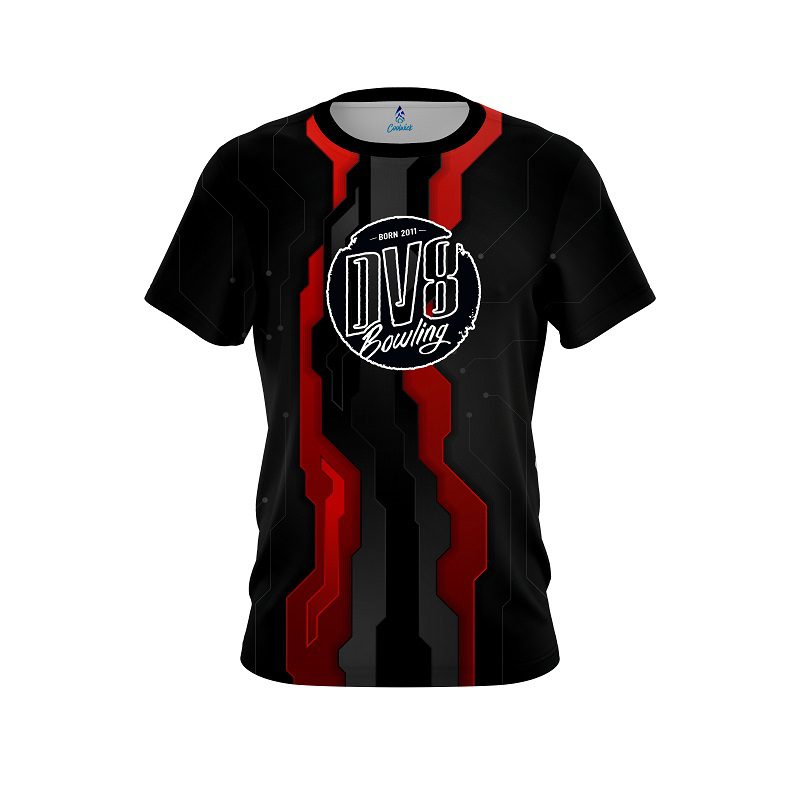 DV8 Sport Technology Red CoolWick Bowling Jersey