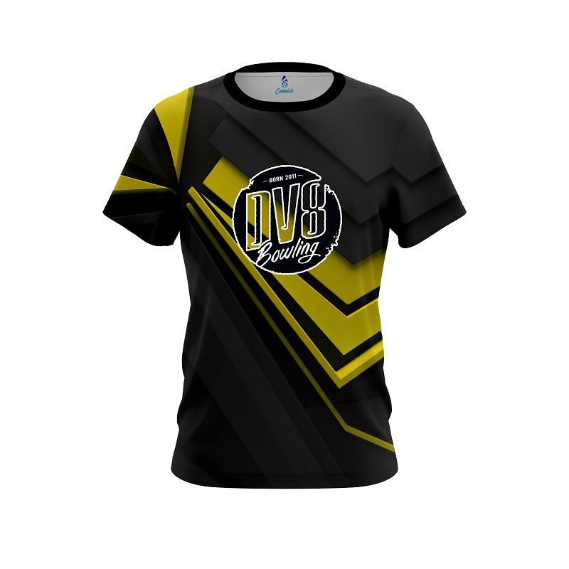 DV8 Steaming Dynamic Yellow CoolWick Bowling Jersey