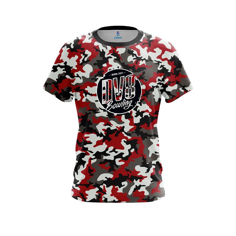 DV8 Tactical Camo CoolWick Bowling Jersey