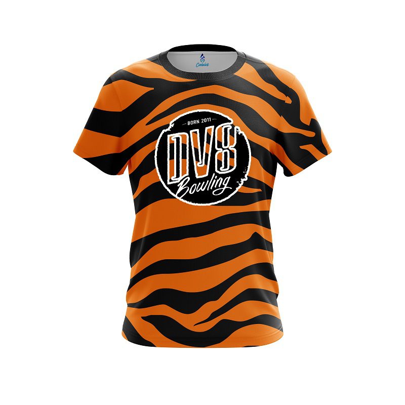 DV8 Tiger Stripes CoolWick Bowling Jersey