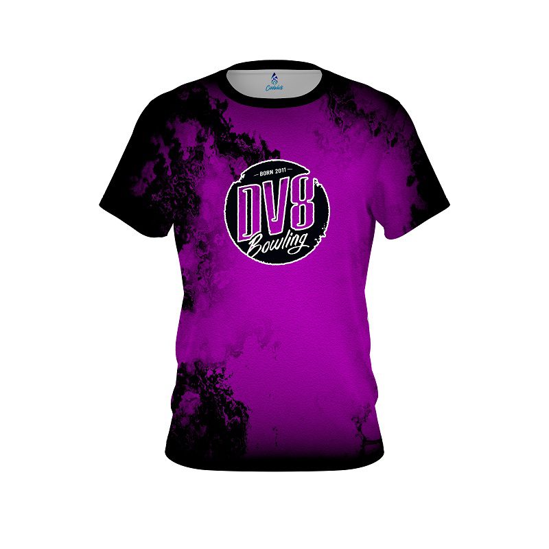 DV8 Toxic Rugged Smoke Purple CoolWick Bowling Jersey