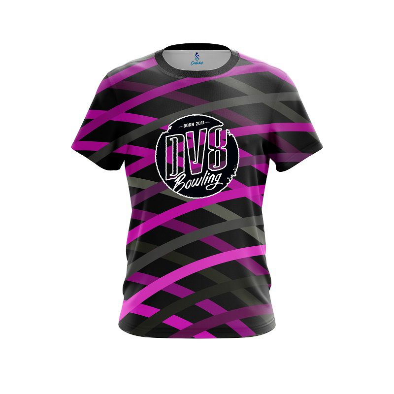 DV8 Turmoil Pink CoolWick Bowling Jersey