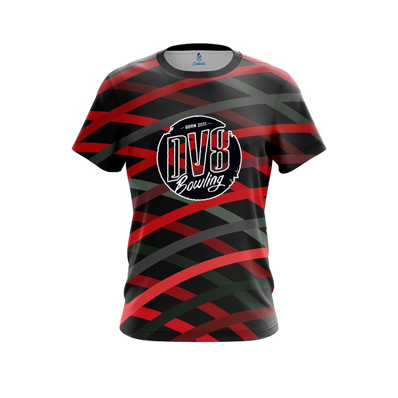 DV8 Turmoil Red CoolWick Bowling Jersey