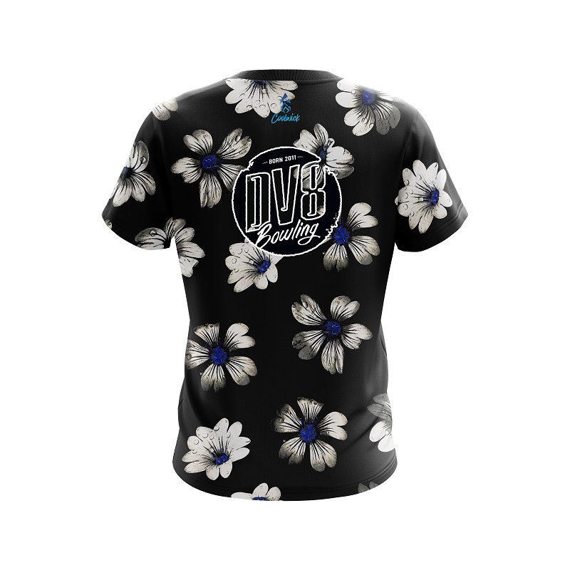 DV8 Daisy Blue CoolWick Bowling Jersey - Image 2