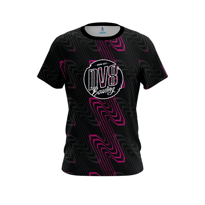 DV8 Halftone Extreme Pink CoolWick Bowling Jersey