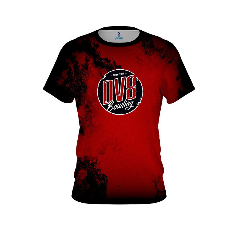 DV8 Toxic Rugged Smoke Red CoolWick Bowling Jersey