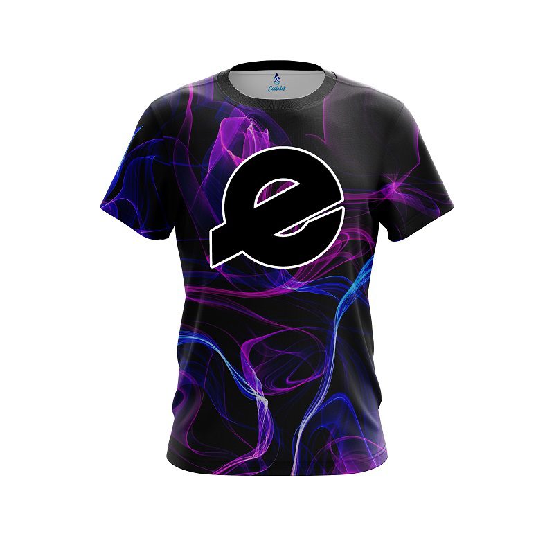Ebonite Blue Purple Smoke CoolWick Bowling Jersey