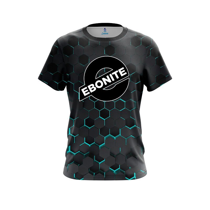 Ebonite Aqua Honeycomb Fusion CoolWick Bowling Jersey