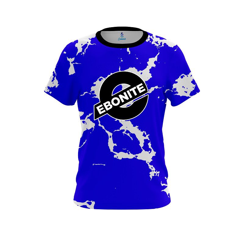Ebonite Blue Shock CoolWick Bowling Jersey